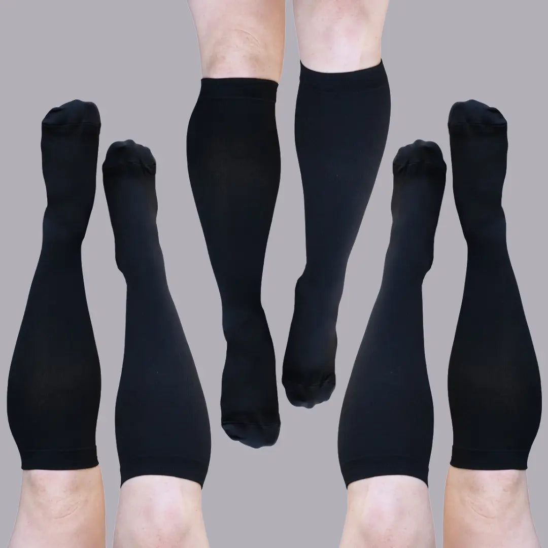 Classic Black Compression Socks