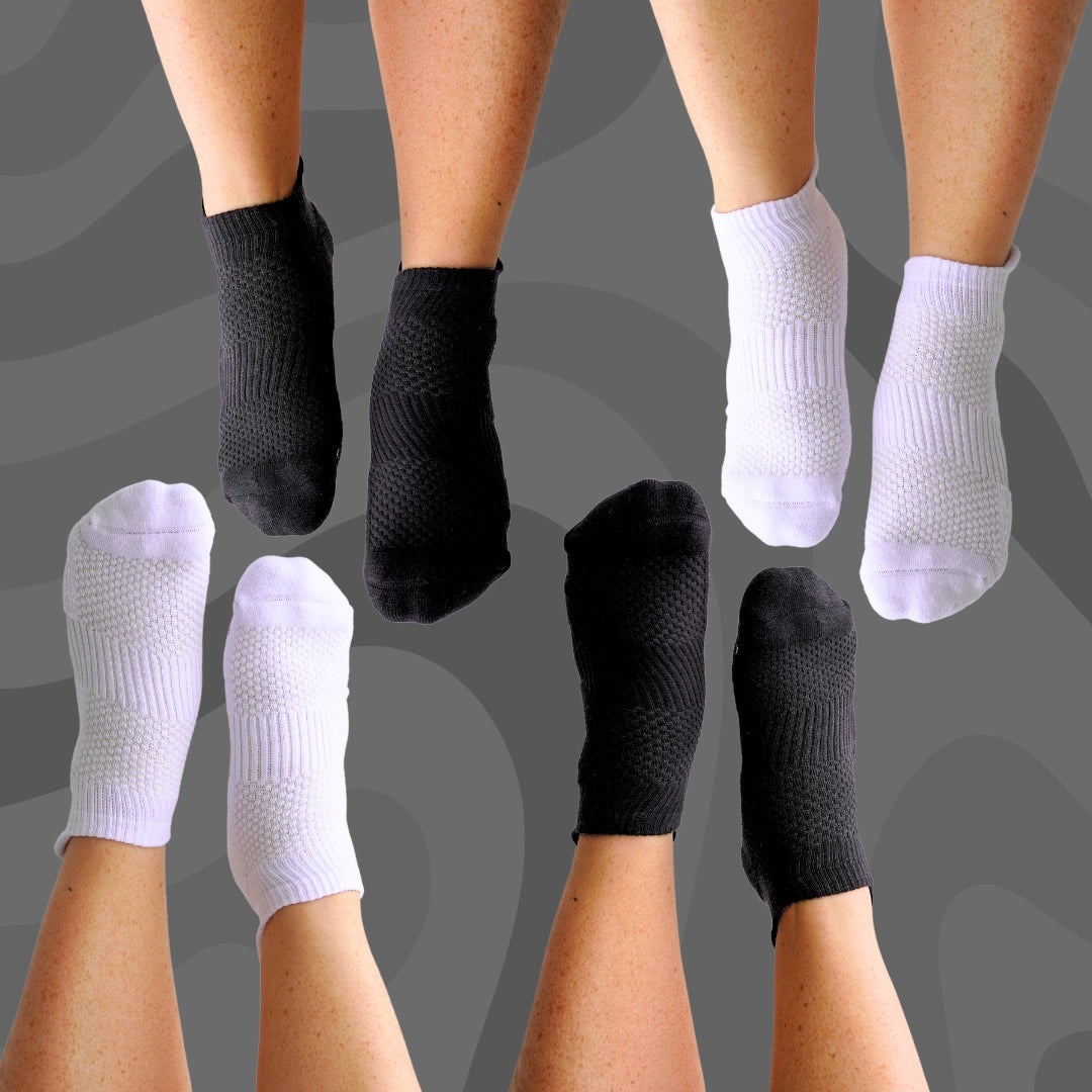 Ankle Compression Socks 4 Pack Staple Bamboo