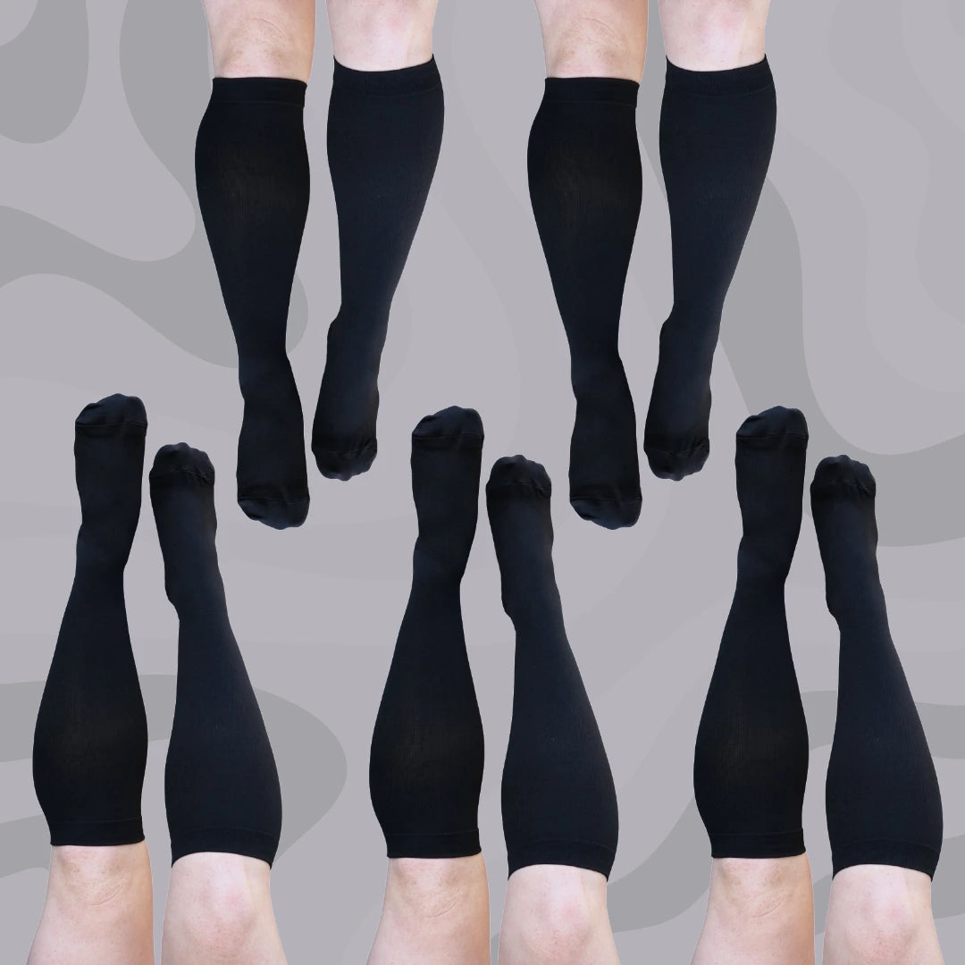 Classic Black Compression Socks