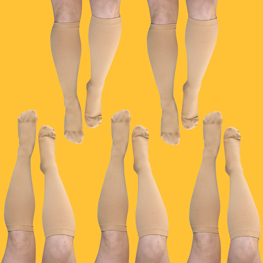 Classic Nude Compression Socks