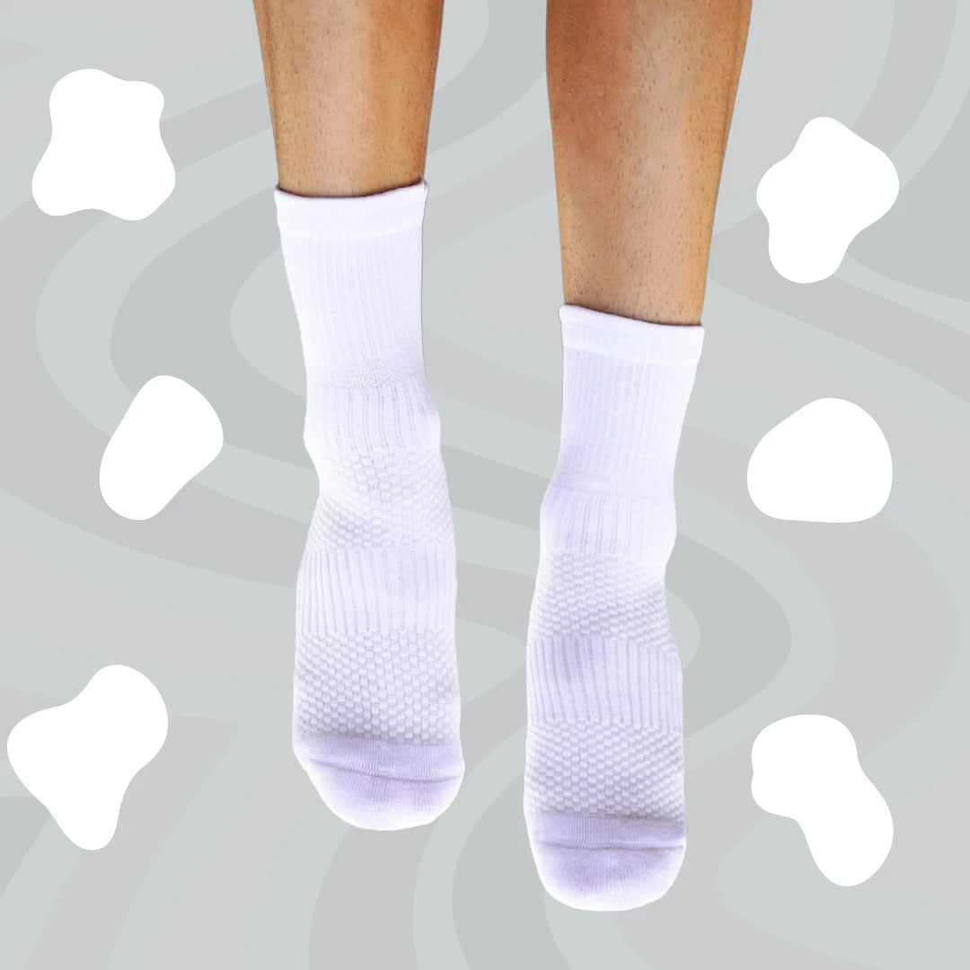 Crew Compression Socks 4 Pack Mixed Bamboo
