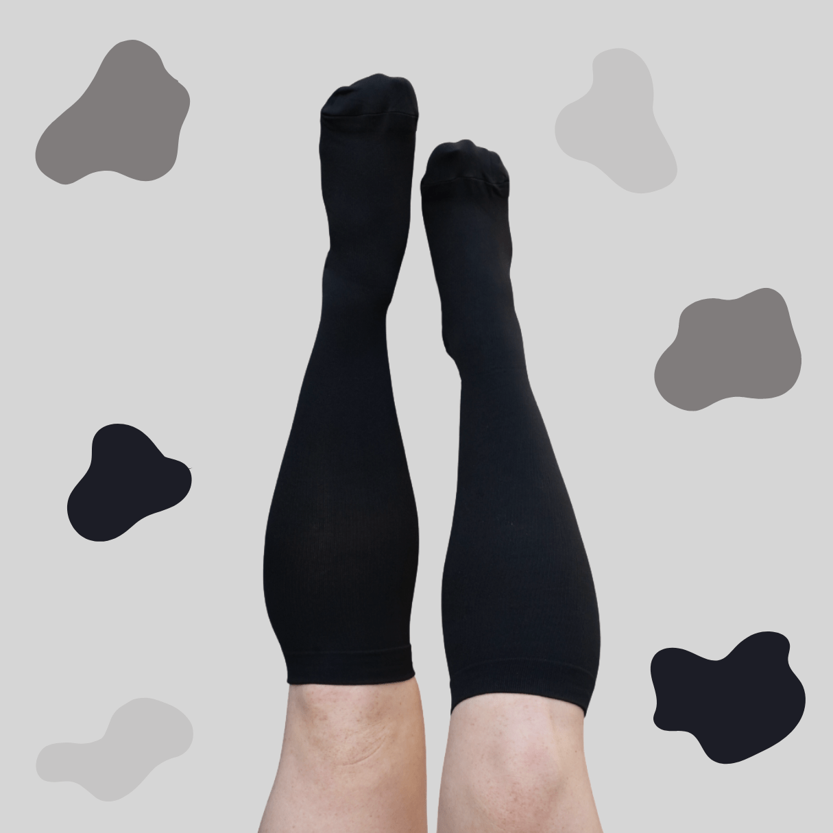3 Pack Plain Classic Compression Socks